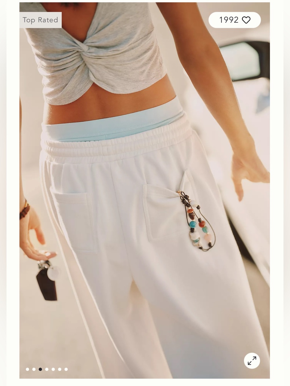 NWT Daily Practice Easy Mile Wide Leg Pants - Picture 2 of 7